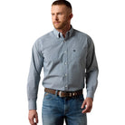 Ariat Men's Black/White Geo Print Lester Classic Fit Shirt 10080660