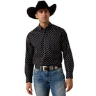 Ariat Men's Black Geo Print Larsen Classic Fit Shirt 10080668