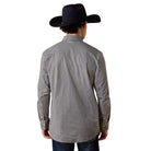 Ariat Men's Black Checkered Plaid Pro Series Willis Fitted Snap Shirt 10080669