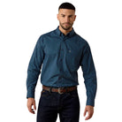 Ariat Men's Brilliant Blue Geo Print Nagel Classic Fit Shirt 10080736