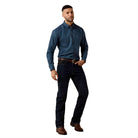 Ariat Men's Brilliant Blue Geo Print Nagel Classic Fit Shirt 10080736