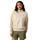Ariat Women's Oatmeal Holiday 1/2 Zip Sweatshirt 10085379