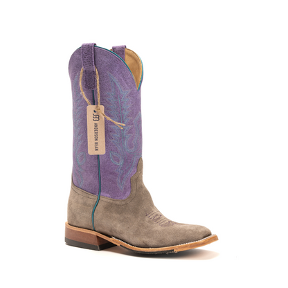 Anderson Bean Smoked Bacon with 13" Purple Sinsation Top - Crazy House Western Wear