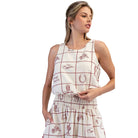 Women's Ee:some Western Patterned Crop Top TH15843