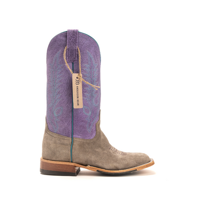 Anderson Bean Smoked Bacon with 13" Purple Sinsation Top - Crazy House Western Wear