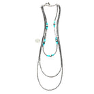 Women's Isac Handmade Navajo Bead, Turquoise Necklace 735141 - Crazy House Western Wear
