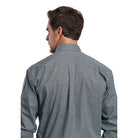 Men's Stetson Long Sleeve Green Allover Print Button Up Shirt 11-001-0526-2000