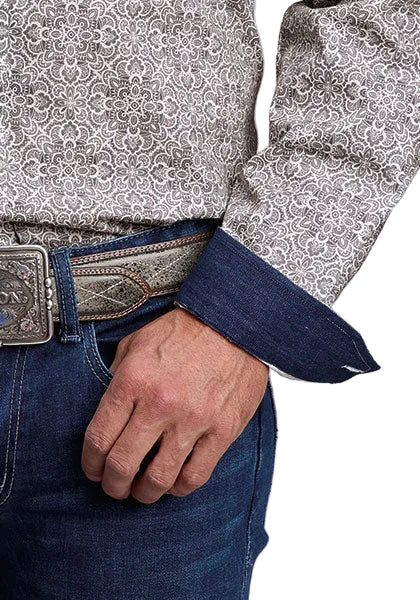 Men's Stetson Long Sleeve Button Down One Pocket Shirt 11-001-0526-2005