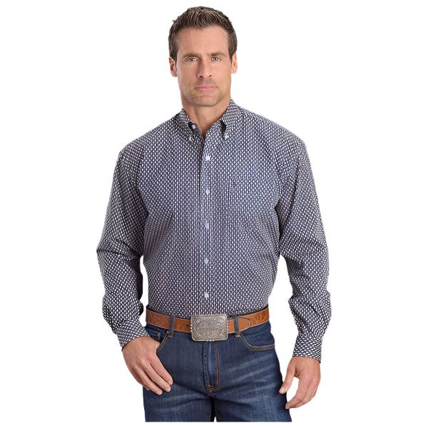 Men's Stetson All Over Print Button Shirt 11-001-0526-2062 - Crazy House Western Wear