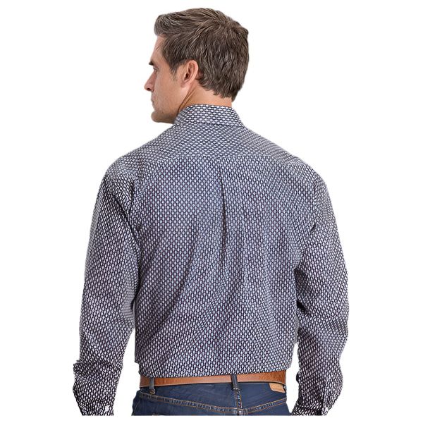 Men's Stetson All Over Print Button Shirt 11-001-0526-2062 - Crazy House Western Wear