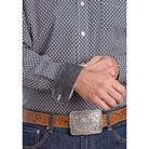 Men's Stetson All Over Print Button Shirt 11-001-0526-2062 - Crazy House Western Wear