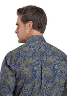 Men's Stetson Long Sleeve Button Up Paisley Print Shirt 11-001-0526-6048