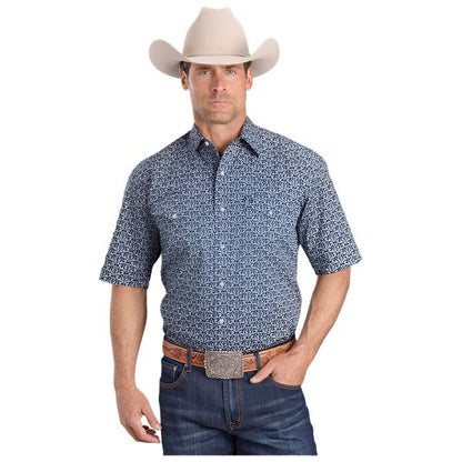 Men's Stetson Cotton Print Snap Shirt 11-002-0425-2061