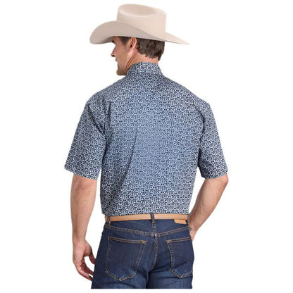 Men's Stetson Cotton Print Snap Shirt 11-002-0425-2061