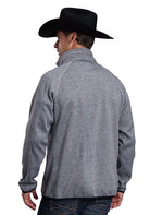 Stetson Men's Gray Long Sleeve 1/4 Zip Sweatshirt 11-014-0120-6109