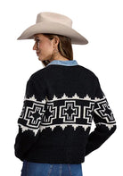 Stetson Women's Black Button Cardigan Sweater 11-027-0539-7056 