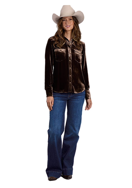 Women's Stetson Long Sleeve Novelty Button Up Shirt 11-050-0539-1102