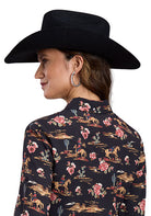 Women's Stetson Long Sleeve Printed Button Up Shirt 11-050-0590-1100