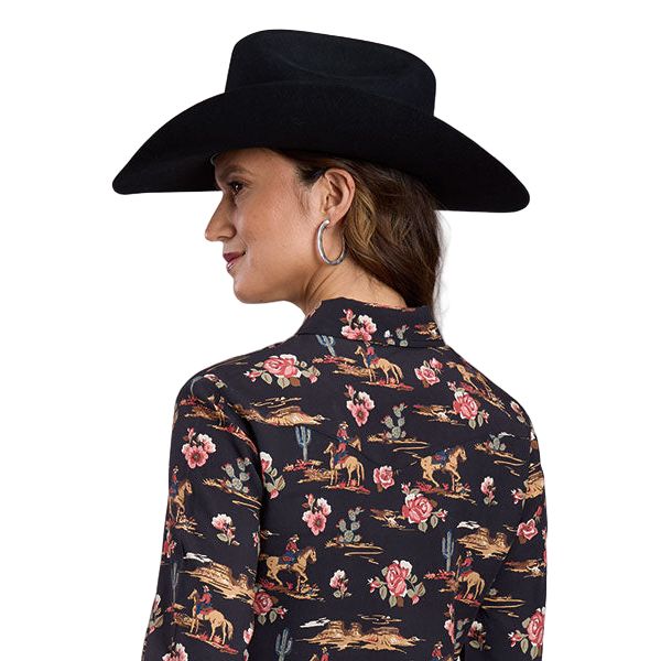 Women's Stetson Long Sleeve Printed Button Up Shirt 11-050-0590-1100