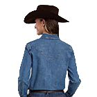 Women's Stetson Long Sleeve Denim Snap Shirt 11-050-0594-0031