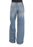Women's Stetson Mid Rise Wide Leg Light Wash Jeans 11-054-0675-1200