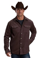 Stetson Men's Brown Corduroy Lined Shirt Jacket 11-097-0119-6107 