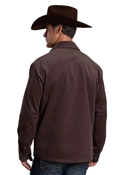 Stetson Men's Brown Corduroy Lined Shirt Jacket 11-097-0119-6107 