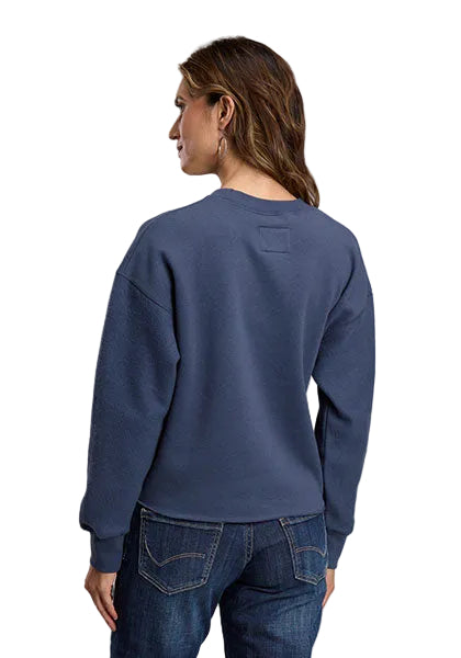 Stetson Women's Navy Long Sleeve Sweatshirt 11-098-0562-8026