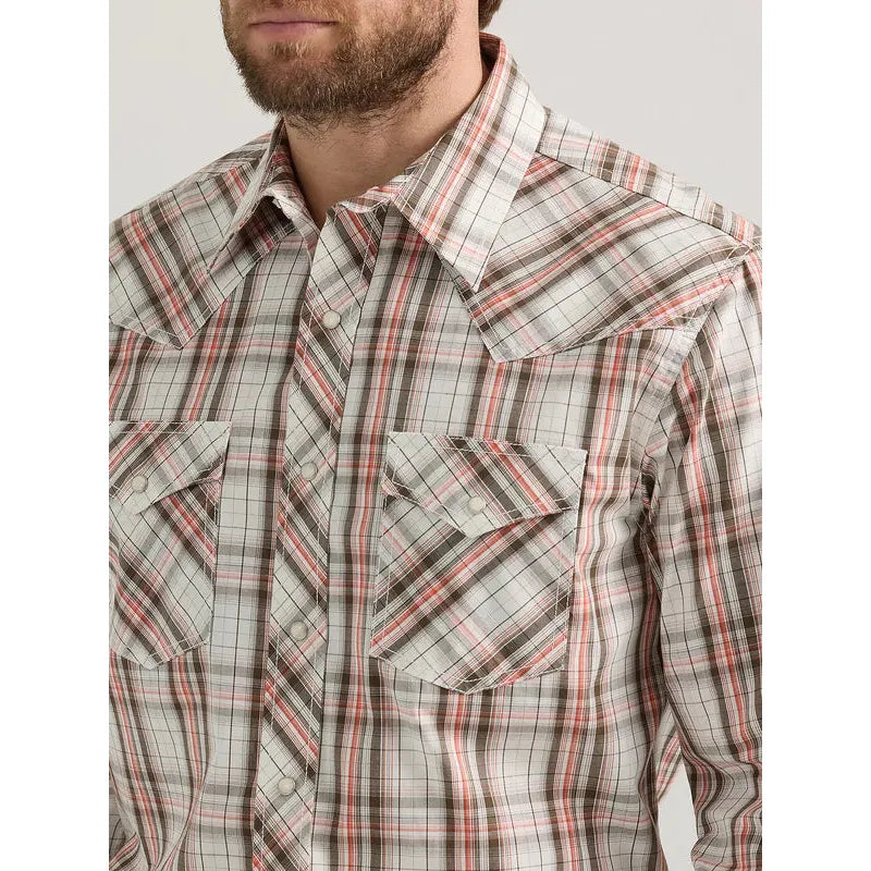 Men's Wrangler® 20X® Competition Advanced Comfort Long Sleeve Shirt - Classic Fit 112352257 - Crazy House Western Wear