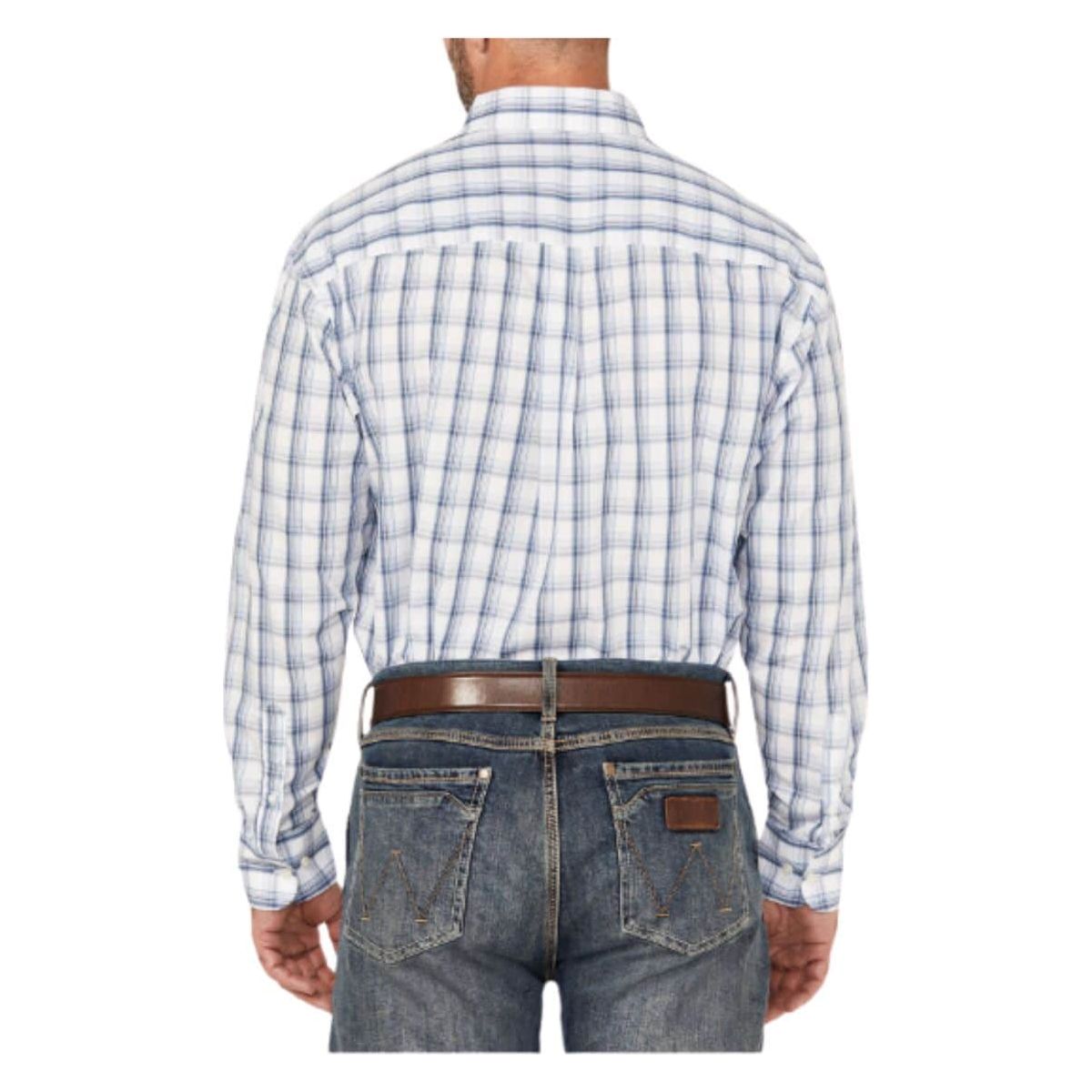 Men's Wrangler® Classics Long Sleeve Shirt - Relaxed Fit 112352416 - Crazy House Western Wear