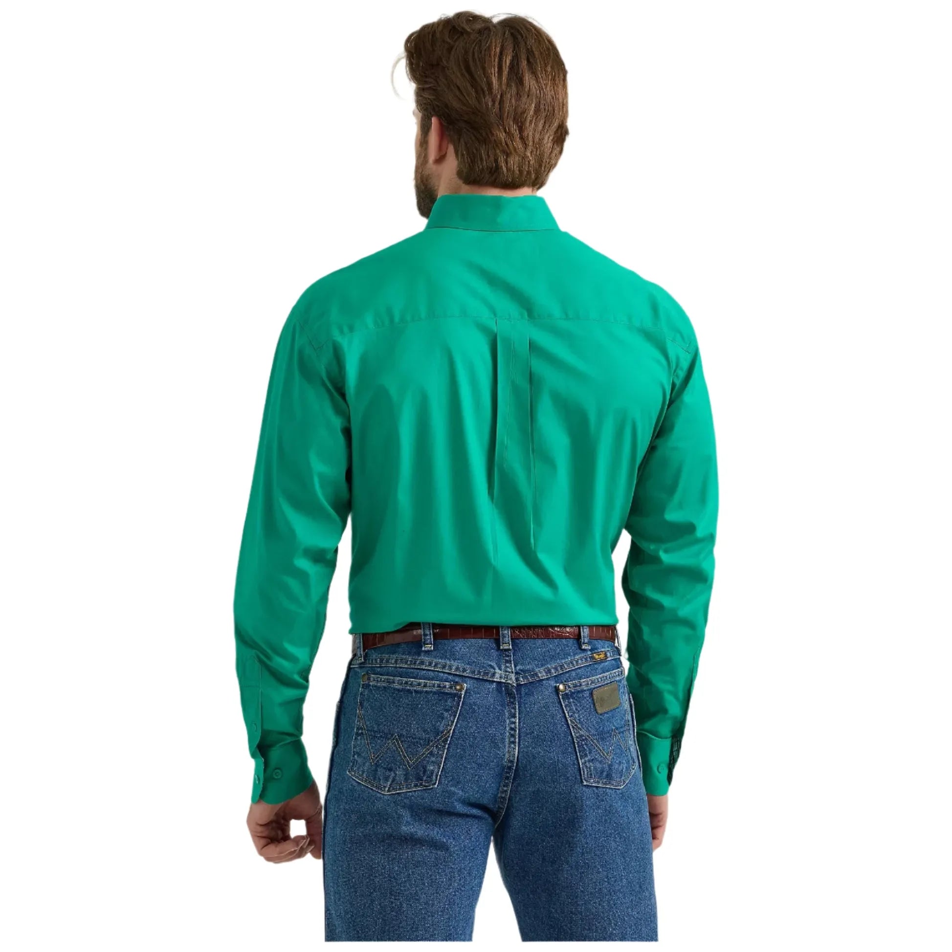Men's Wrangler® George Strait One Pocket Long Sleeve Shirt 112352735 - Crazy House Western Wear