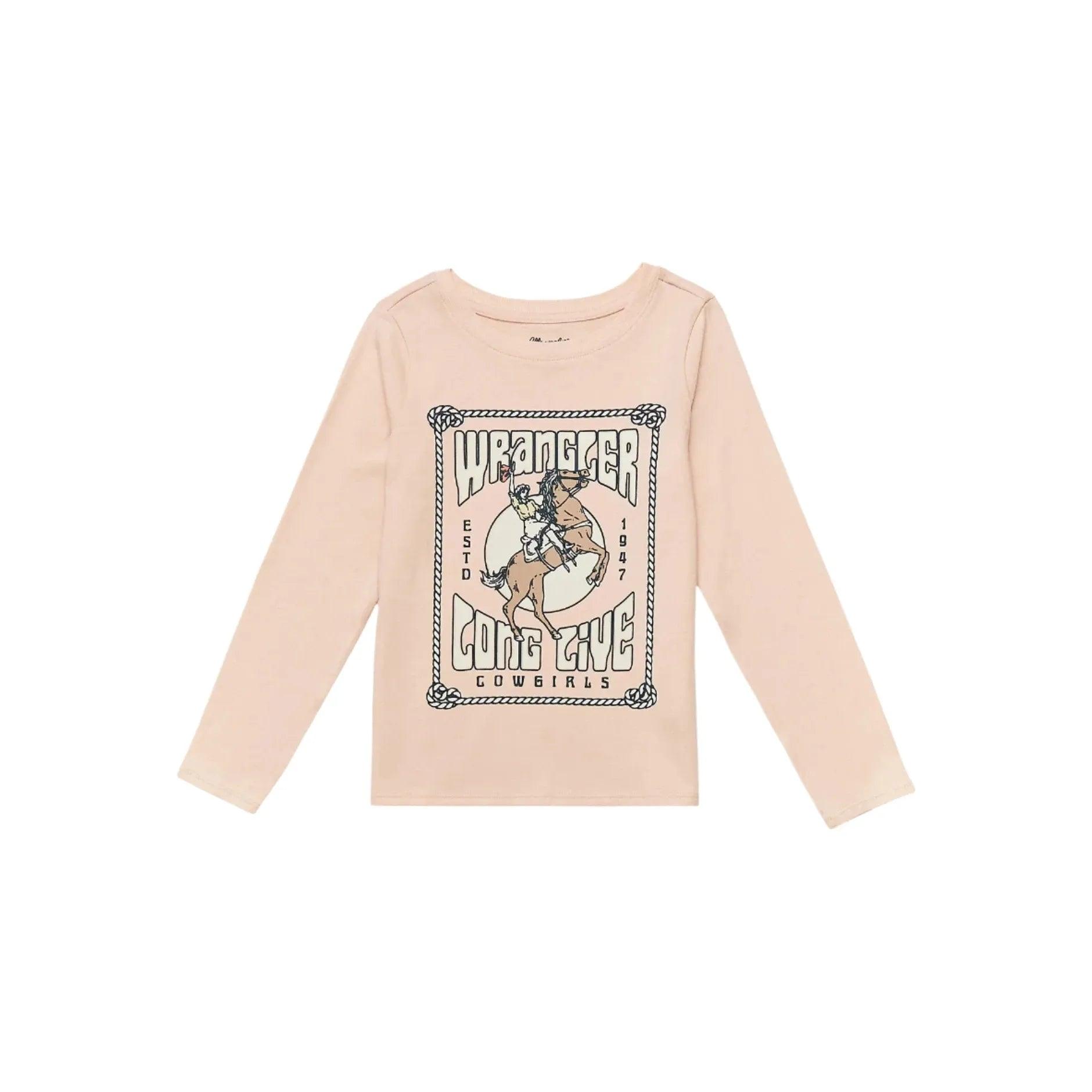 Girl's Wrangler Cowgirl Graphic Tee 112353045 - Crazy House Western Wear