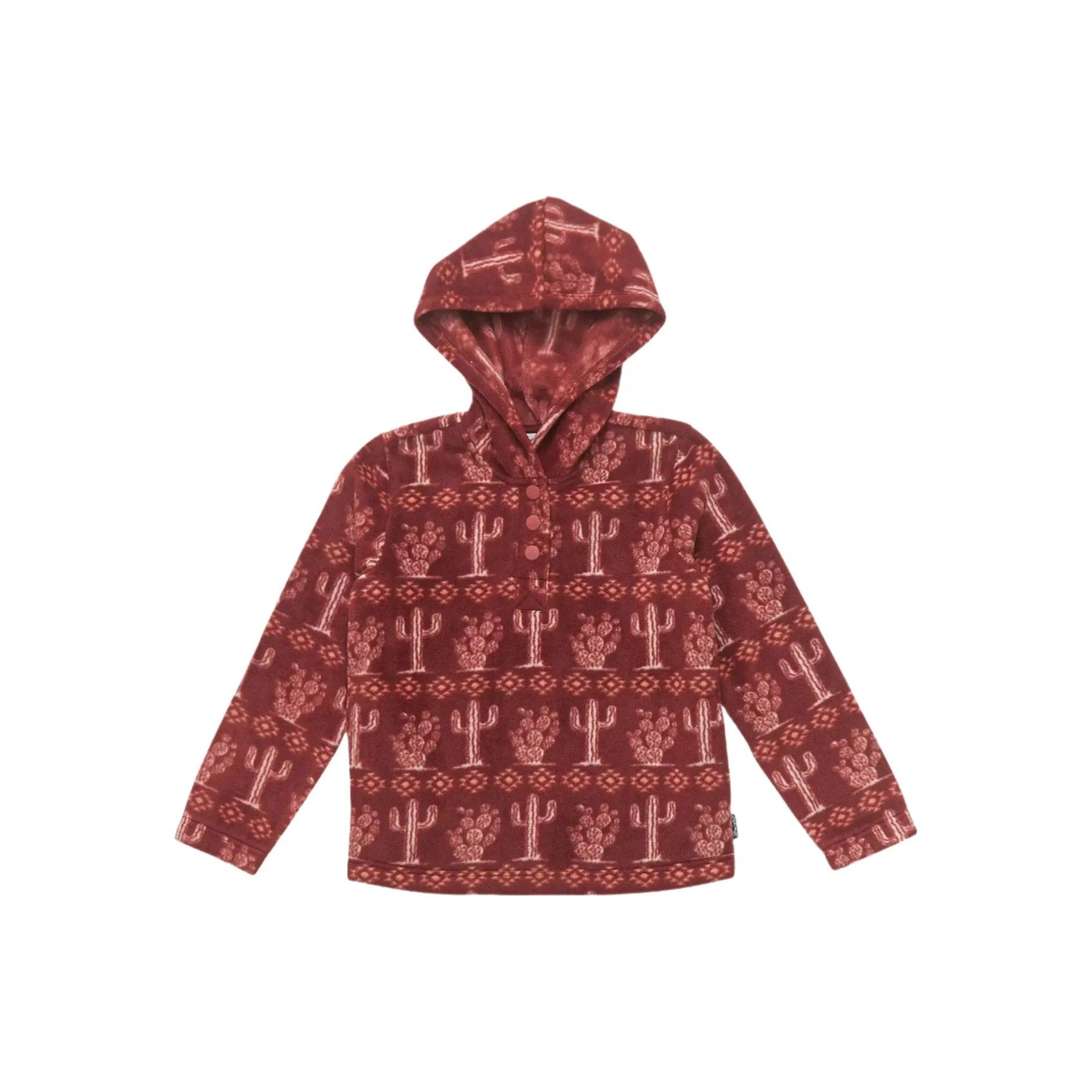 Wrangler Cactus Quarter Snap Hoodie - Crazy House Western Wear