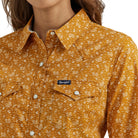 Women's Wrangler® Western Dress Snap Shirt 112353165 - Crazy House Western Wear
