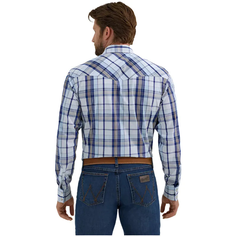 Men's Wrangler 20X® Competition Advanced Comfort Long Sleeve Two Pocket Western Snap Shirt 112356585 - Crazy House Western Wear