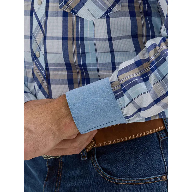 Men's Wrangler 20X® Competition Advanced Comfort Long Sleeve Two Pocket Western Snap Shirt 112356585 - Crazy House Western Wear