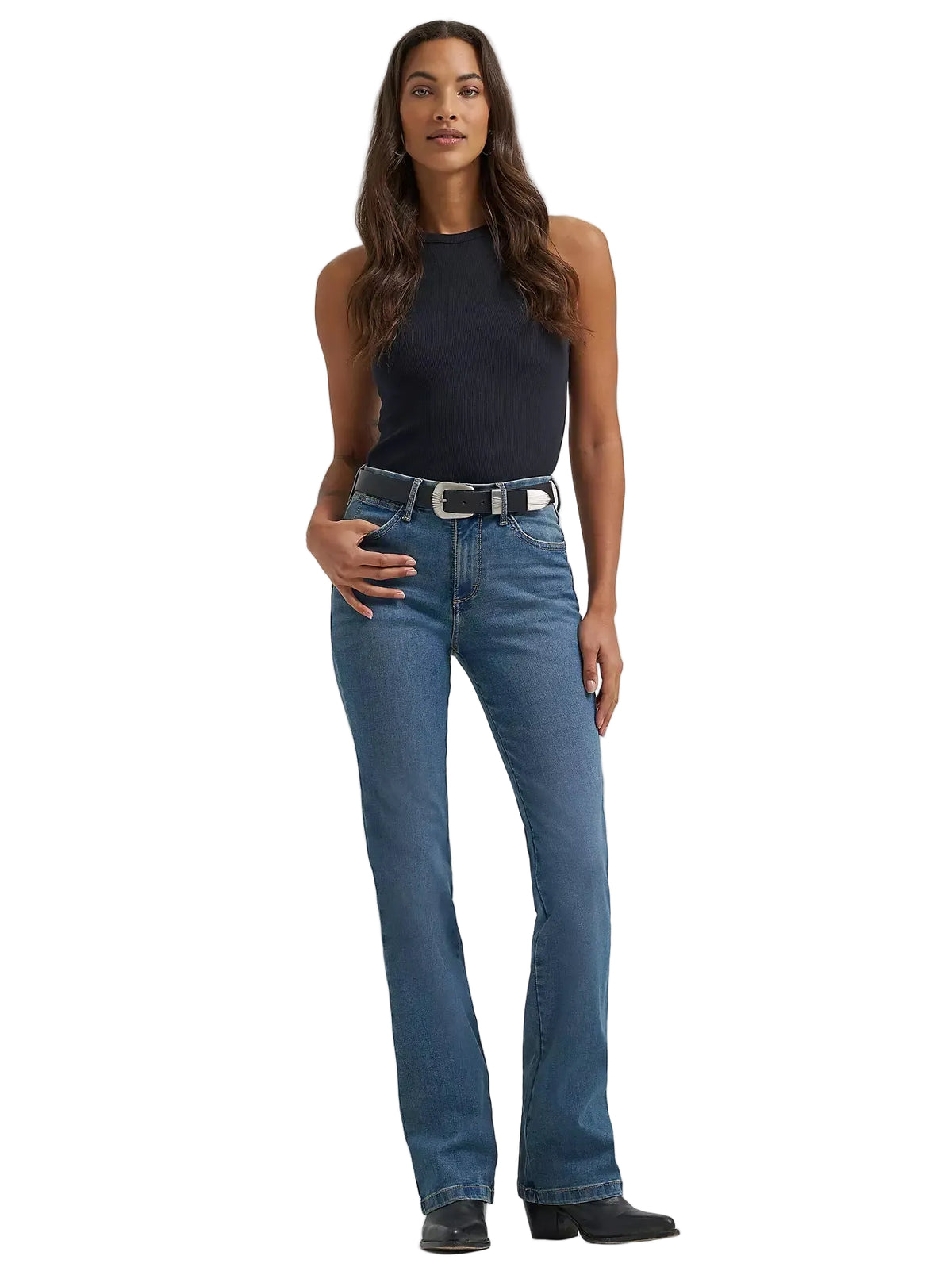 Wrangler Women's Ada Bespoke High Rise Bootcut Jeans 112359279