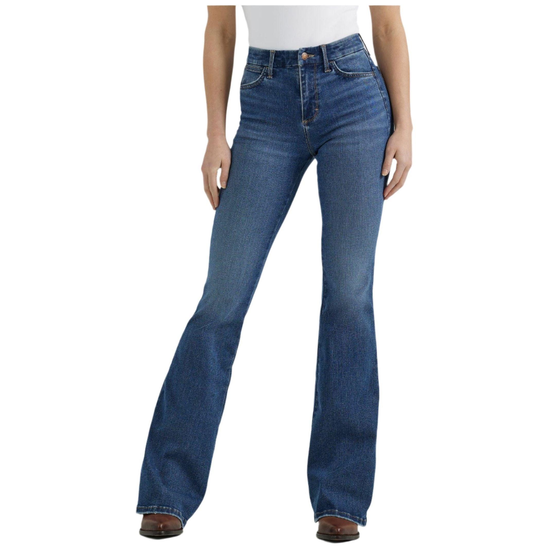 Women's Wrangler Bespoke Lily High Rise Flare Jean 112359281 - Crazy House Western Wear