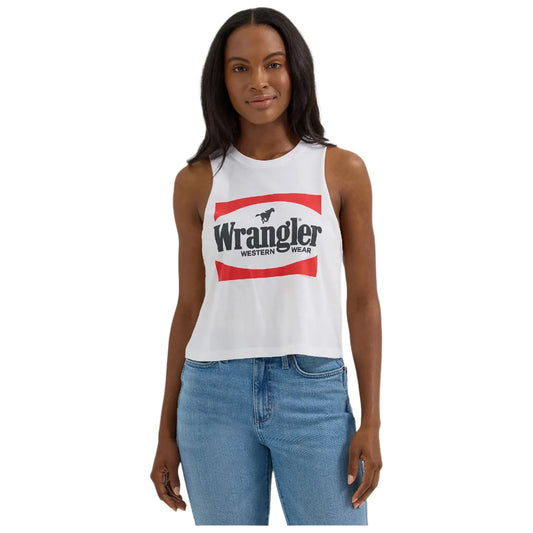 Women's Wrangler Festival Crop Graphic Tank 112361879