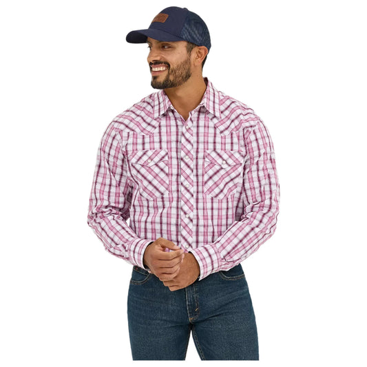 Men's Wrangler 20X Competition Advanced Comfort Long Sleeve Western Snap Shirt 112365389