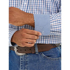 Men's Wrangler George Strait™ Long Sleeve Button Down Two Pocket Shirt 112365402 - Crazy House Western Wear