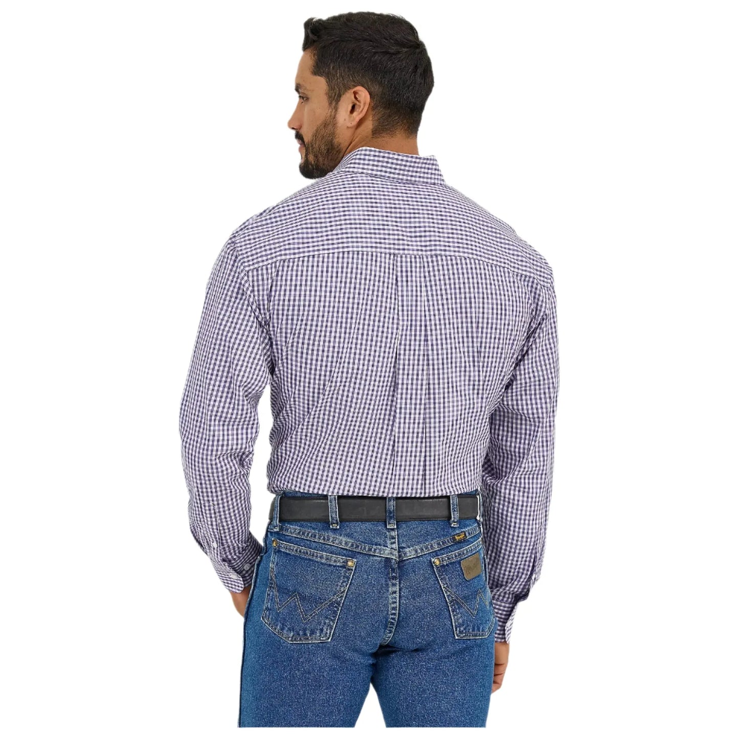 Men's Wrangler George Strait™ Long Sleeve Button Down Two Pocket Shirt 112365405
