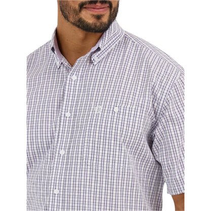 Men's Wrangler George Strait™ Short Sleeve One Pocket Button Down Shirt 112365411 - Crazy House Western Wear