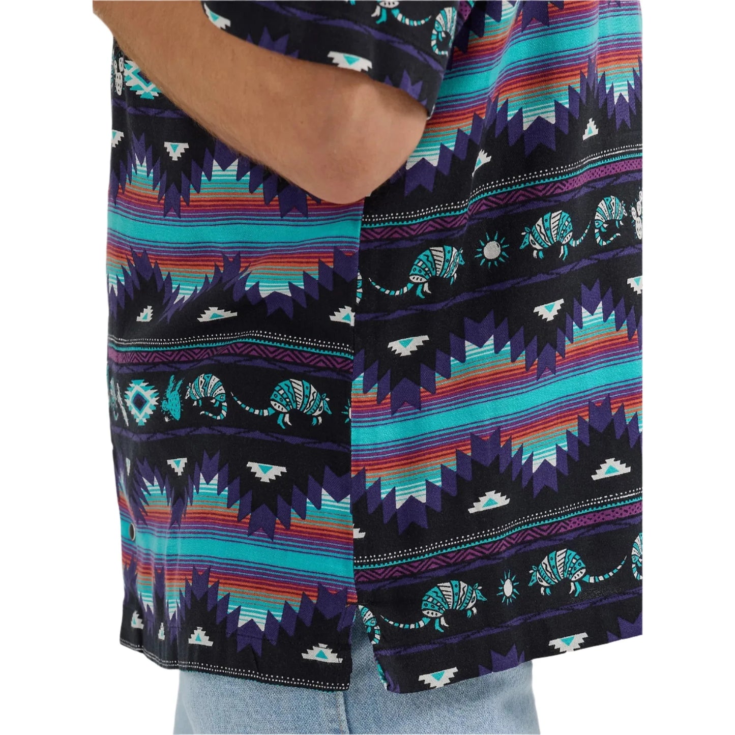 Men's Wrangler Coconut Cowboy Snap Front Camp Shirt 112365609