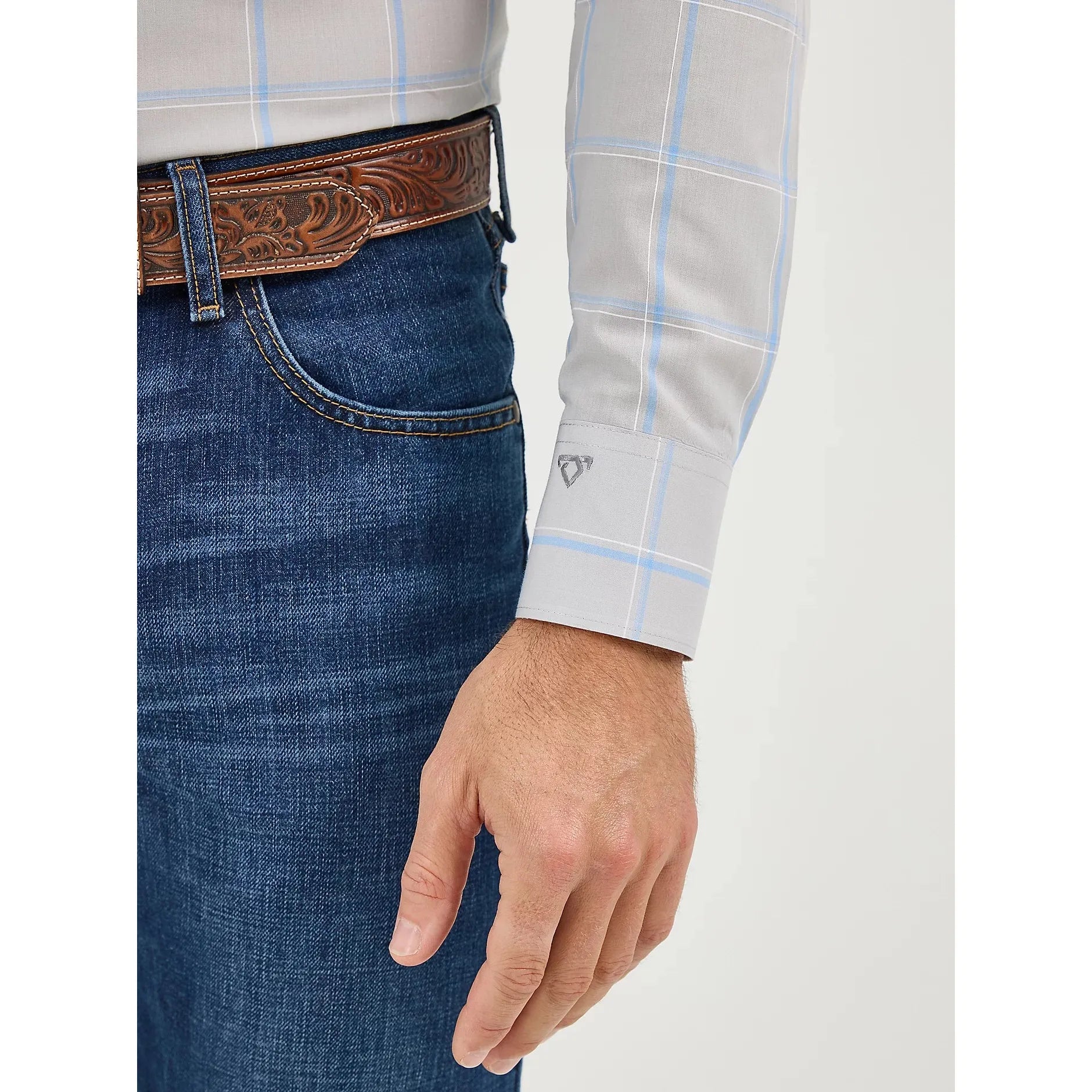 Men's Wrangler Cody Johnson One Pocket Button Down Shirt 112365619 - Crazy House Western Wear