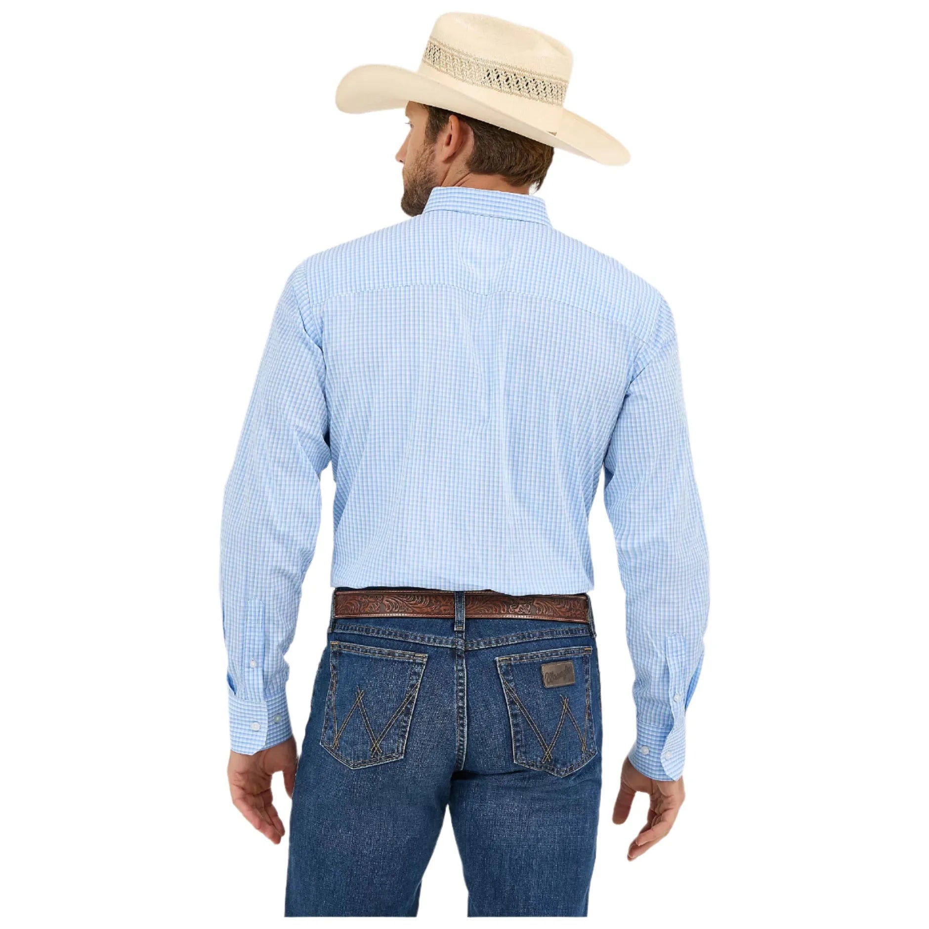 Men's Wrangler Cody Johnson One Pocket Button Down Shirt 112365621 - Crazy House Western Wear