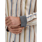 Men's Wrangler Retro® Premium Brushpopper Stripe Western Snap Shirt 112365630 - Crazy House Western Wear
