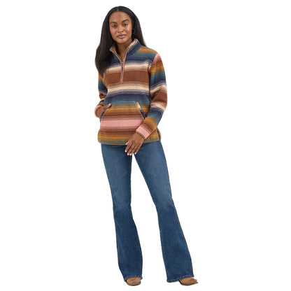 Women's Wrangler Retro® Quarter-Zip Sherpa Pullover 112367282