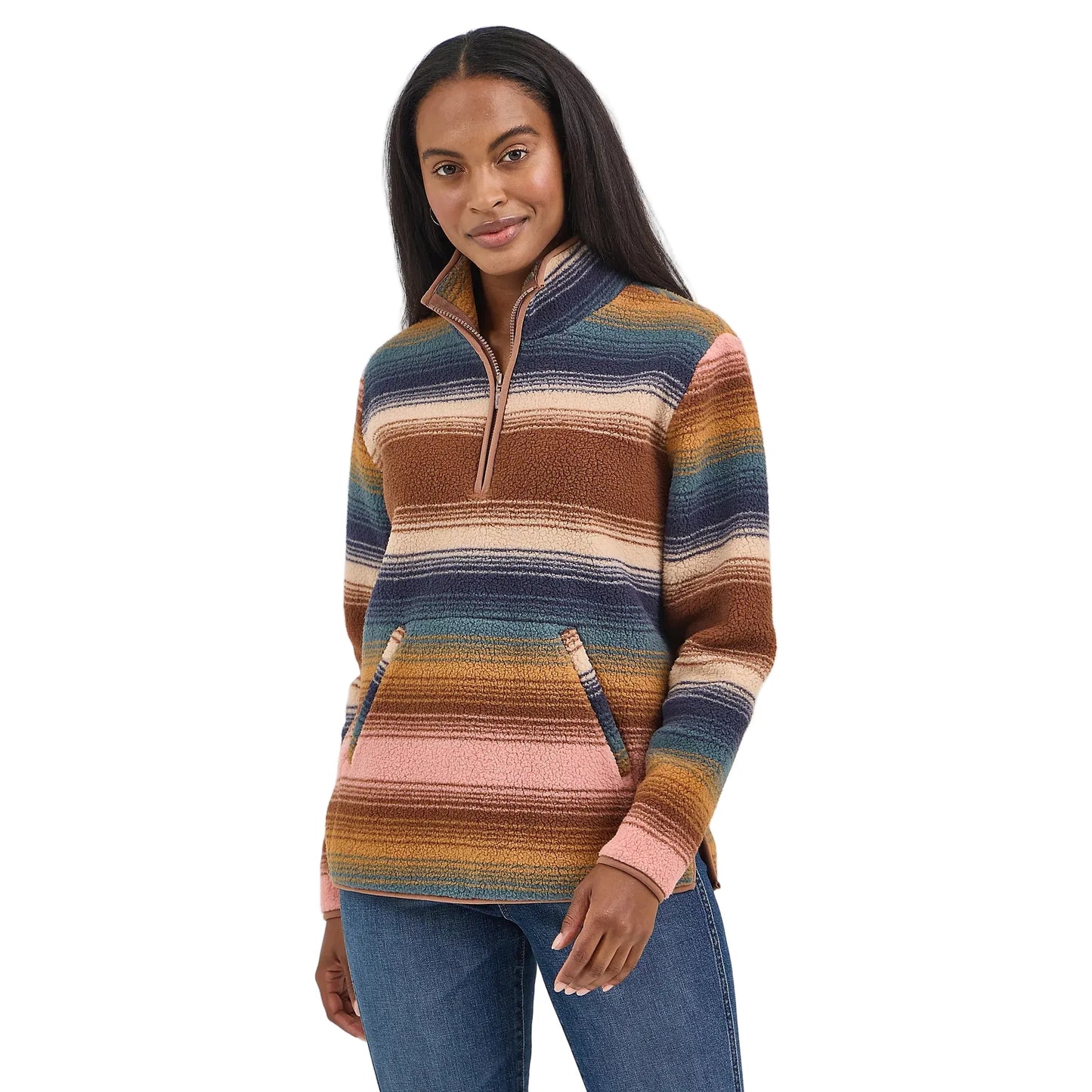Women's Wrangler Retro® Quarter-Zip Sherpa Pullover 112367282