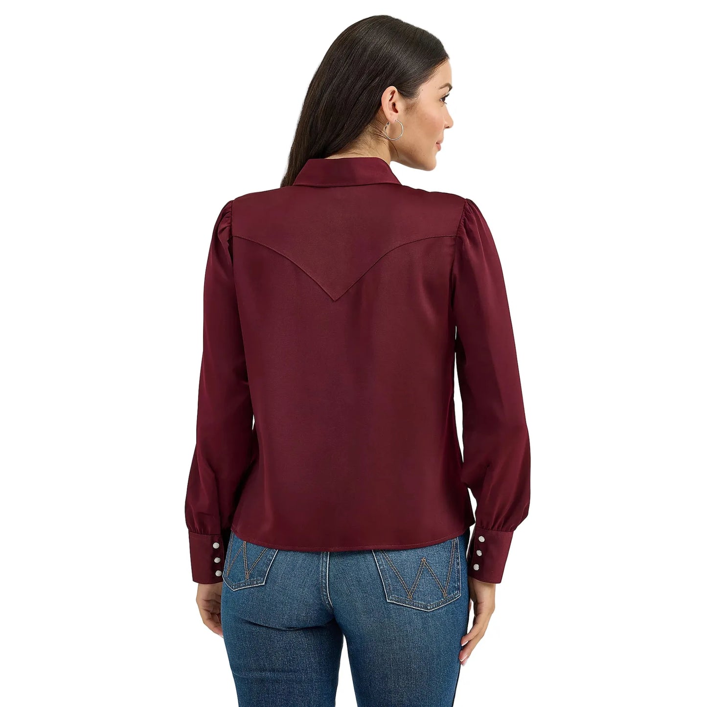 Women's Wrangler Satin Rodeo Blouse 112367388